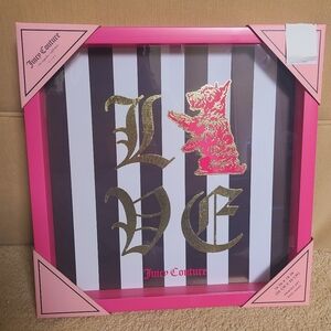 Juicy Couture Wall Art 🎀 Scottie Dog Shadow Box 🎀